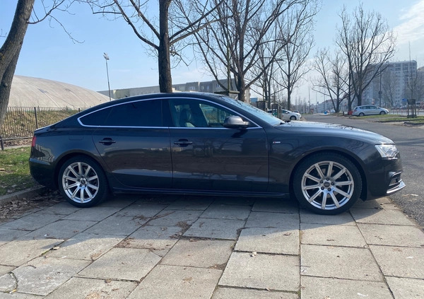 Audi A5 cena 57900 przebieg: 219000, rok produkcji 2013 z Warszawa małe 704